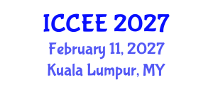 International Conference on Civil and Environmental Engineering (ICCEE) February 11, 2027 - Kuala Lumpur, Malaysia