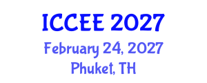 International Conference on Civil and Environmental Engineering (ICCEE) February 24, 2027 - Phuket, Thailand International Conference on Civil and Environmental Engineering (ICCEE) February 24, 2027 - Phuket, Thailand