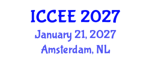 International Conference on Civil and Environmental Engineering (ICCEE) January 21, 2027 - Amsterdam, Netherlands