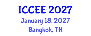 International Conference on Civil and Environmental Engineering (ICCEE) January 18, 2027 - Bangkok, Thailand International Conference on Civil and Environmental Engineering (ICCEE) January 18, 2027 - Bangkok, Thailand