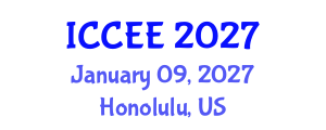 International Conference on Civil and Environmental Engineering (ICCEE) January 09, 2027 - Honolulu, United States