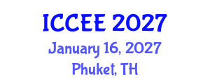 International Conference on Civil and Environmental Engineering (ICCEE) January 16, 2027 - Phuket, Thailand International Conference on Civil and Environmental Engineering (ICCEE) January 16, 2027 - Phuket, Thailand