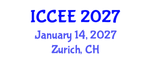 International Conference on Civil and Environmental Engineering (ICCEE) January 14, 2027 - Zurich, Switzerland International Conference on Civil and Environmental Engineering (ICCEE) January 14, 2027 - Zurich, Switzerland