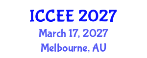 International Conference on Civil and Environmental Engineering (ICCEE) March 17, 2027 - Melbourne, Australia International Conference on Civil and Environmental Engineering (ICCEE) March 17, 2027 - Melbourne, Australia