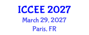 International Conference on Civil and Environmental Engineering (ICCEE) March 29, 2027 - Paris, France