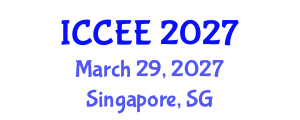 International Conference on Civil and Environmental Engineering (ICCEE) March 29, 2027 - Singapore, Singapore