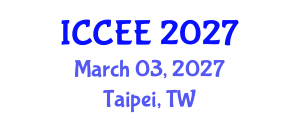 International Conference on Civil and Environmental Engineering (ICCEE) March 03, 2027 - Taipei, Taiwan