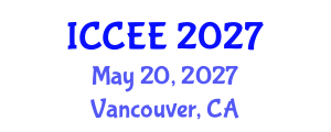 International Conference on Civil and Environmental Engineering (ICCEE) May 20, 2027 - Vancouver, Canada