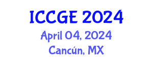 International Conference on Civil and Geological Engineering (ICCGE) April 04, 2024 - Cancún, Mexico