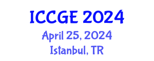 International Conference on Civil and Geological Engineering (ICCGE) April 25, 2024 - Istanbul, Turkey