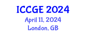 International Conference on Civil and Geological Engineering (ICCGE) April 11, 2024 - London, United Kingdom
