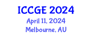 International Conference on Civil and Geological Engineering (ICCGE) April 11, 2024 - Melbourne, Australia