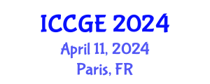 International Conference on Civil and Geological Engineering (ICCGE) April 11, 2024 - Paris, France
