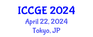 International Conference on Civil and Geological Engineering (ICCGE) April 22, 2024 - Tokyo, Japan