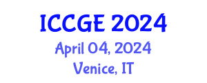 International Conference on Civil and Geological Engineering (ICCGE) April 04, 2024 - Venice, Italy