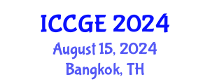 International Conference on Civil and Geological Engineering (ICCGE) August 15, 2024 - Bangkok, Thailand