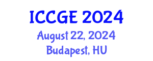 International Conference on Civil and Geological Engineering (ICCGE) August 22, 2024 - Budapest, Hungary