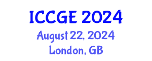 International Conference on Civil and Geological Engineering (ICCGE) August 22, 2024 - London, United Kingdom