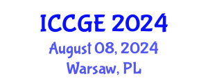 International Conference on Civil and Geological Engineering (ICCGE) August 08, 2024 - Warsaw, Poland