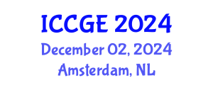 International Conference on Civil and Geological Engineering (ICCGE) December 02, 2024 - Amsterdam, Netherlands