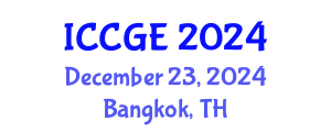 International Conference on Civil and Geological Engineering (ICCGE) December 23, 2024 - Bangkok, Thailand