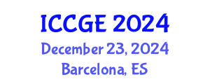 International Conference on Civil and Geological Engineering (ICCGE) December 23, 2024 - Barcelona, Spain