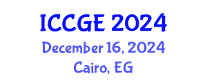 International Conference on Civil and Geological Engineering (ICCGE) December 16, 2024 - Cairo, Egypt