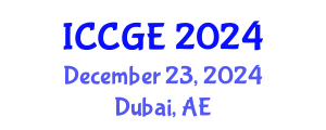 International Conference on Civil and Geological Engineering (ICCGE) December 23, 2024 - Dubai, United Arab Emirates