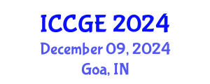 International Conference on Civil and Geological Engineering (ICCGE) December 09, 2024 - Goa, India