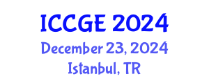 International Conference on Civil and Geological Engineering (ICCGE) December 23, 2024 - Istanbul, Turkey