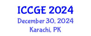 International Conference on Civil and Geological Engineering (ICCGE) December 30, 2024 - Karachi, Pakistan