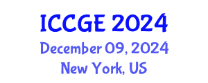 International Conference on Civil and Geological Engineering (ICCGE) December 09, 2024 - New York, United States