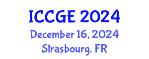 International Conference on Civil and Geological Engineering (ICCGE) December 16, 2024 - Strasbourg, France