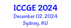 International Conference on Civil and Geological Engineering (ICCGE) December 02, 2024 - Sydney, Australia
