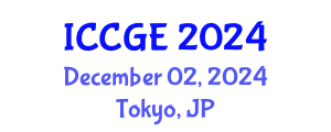 International Conference on Civil and Geological Engineering (ICCGE) December 02, 2024 - Tokyo, Japan