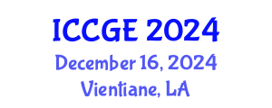 International Conference on Civil and Geological Engineering (ICCGE) December 16, 2024 - Vientiane, Laos