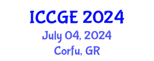 International Conference on Civil and Geological Engineering (ICCGE) July 04, 2024 - Corfu, Greece