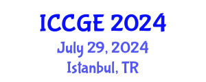 International Conference on Civil and Geological Engineering (ICCGE) July 29, 2024 - Istanbul, Turkey