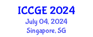 International Conference on Civil and Geological Engineering (ICCGE) July 04, 2024 - Singapore, Singapore
