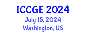 International Conference on Civil and Geological Engineering (ICCGE) July 15, 2024 - Washington, United States