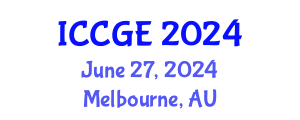 International Conference on Civil and Geological Engineering (ICCGE) June 27, 2024 - Melbourne, Australia