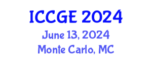 International Conference on Civil and Geological Engineering (ICCGE) June 13, 2024 - Monte Carlo, Monaco
