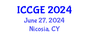 International Conference on Civil and Geological Engineering (ICCGE) June 27, 2024 - Nicosia, Cyprus