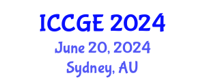 International Conference on Civil and Geological Engineering (ICCGE) June 20, 2024 - Sydney, Australia