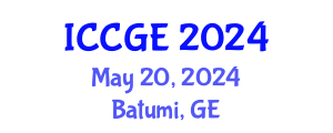 International Conference on Civil and Geological Engineering (ICCGE) May 20, 2024 - Batumi, Georgia