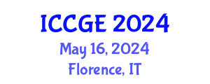 International Conference on Civil and Geological Engineering (ICCGE) May 16, 2024 - Florence, Italy