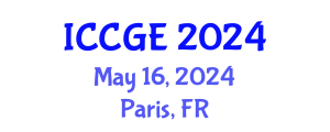 International Conference on Civil and Geological Engineering (ICCGE) May 16, 2024 - Paris, France