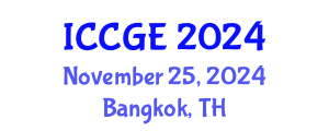 International Conference on Civil and Geological Engineering (ICCGE) November 25, 2024 - Bangkok, Thailand