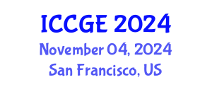 International Conference on Civil and Geological Engineering (ICCGE) November 04, 2024 - San Francisco, United States