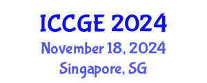 International Conference on Civil and Geological Engineering (ICCGE) November 18, 2024 - Singapore, Singapore